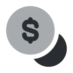 Coin 1 SVG Icon